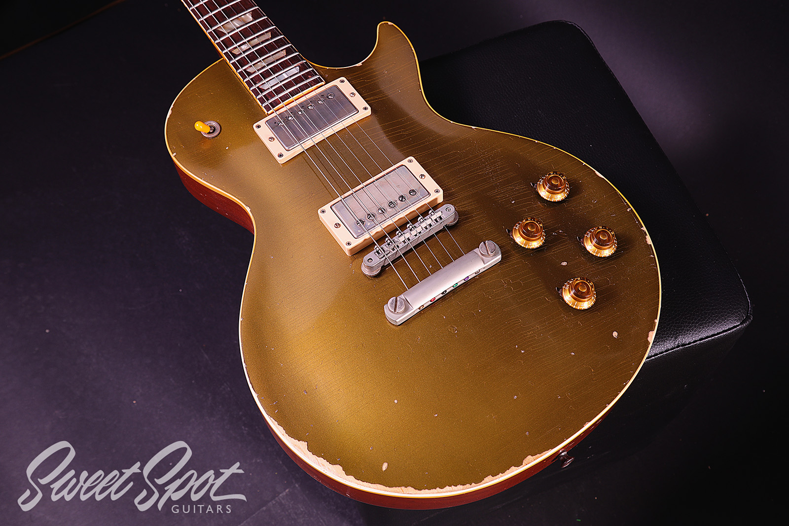 forholdet Specialisere Tick 1952 Gibson Les Paul Standard 1957 Conversion Goldtop Vintage - Sweetspot  Guitars | English