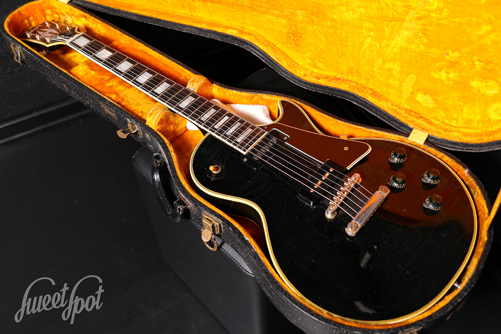 1956 Les Paul Custom Ebony - Sweetspot Guitars | English